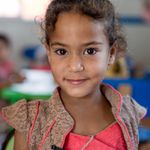 Zaatari in Jordanien: Rimas (5) nach ihrem ersten Tag im Kindergarten