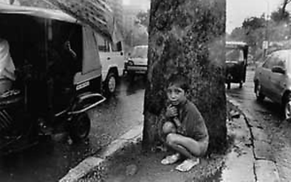 3. Preis Foto des Jahres 2000: Der Regen fällt nur auf mich