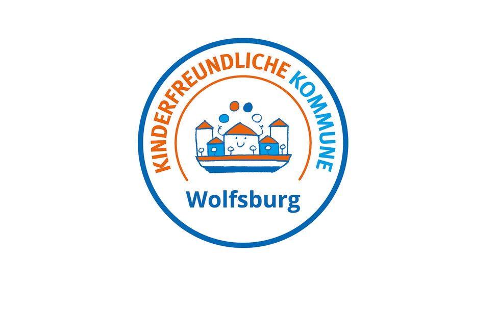 Das Logo Kinderfreundliche Kommune Wolfsburg