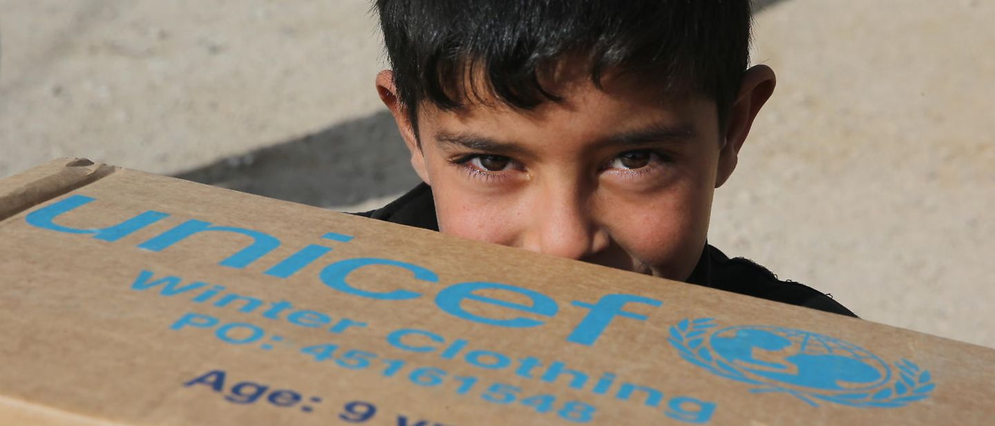 Wir liefern Zukunft. | © UNICEF/UN0326770