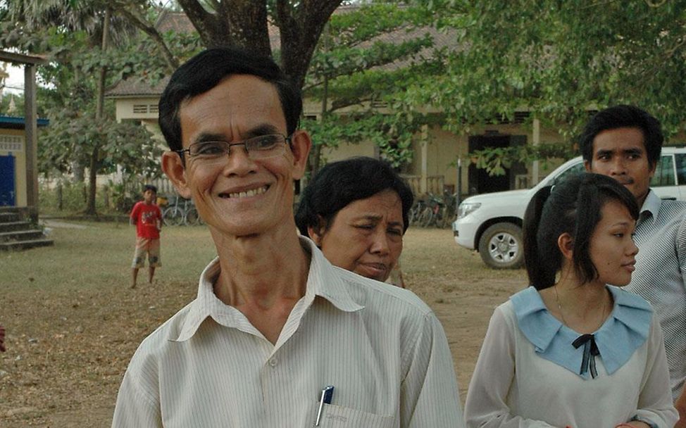 Kambodscha: By Bun Ling, Leiter der Bar Prei Grundschule