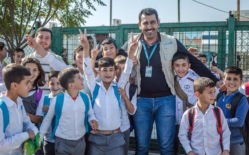 Spenden machen es möglich: UNICEF unterstützt Schulen im Irak. 