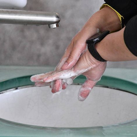 Coronavirus: Händewaschen gegen Ansteckung. 