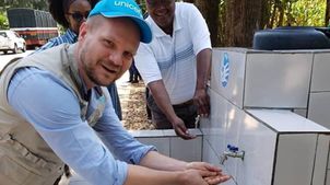Daniel Spalthoff, UNICEF-Mitarbeiter in Burundi
