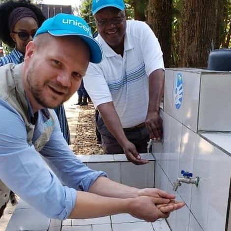 Daniel Spalthoff, UNICEF-Mitarbeiter in Burundi
