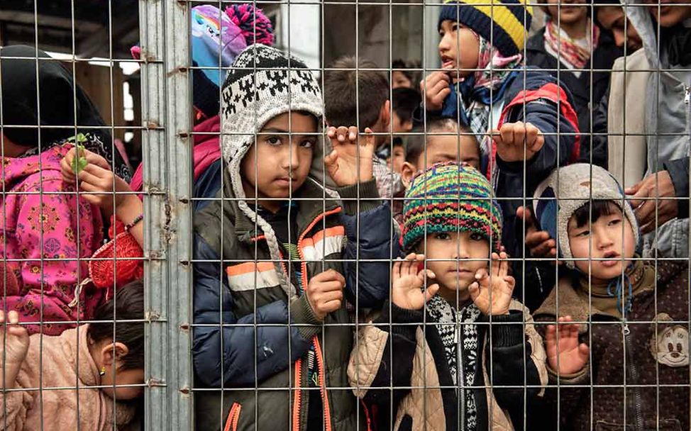 Das griechische Flüchtlingslager Moria auf Lesbos: Unerträgliche Zustände für Kinder.