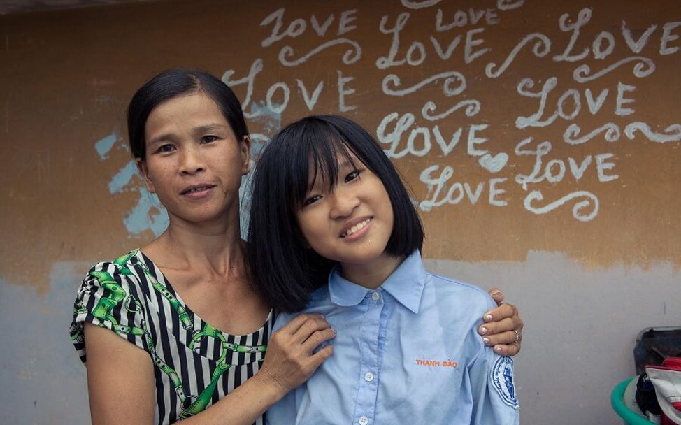 Kinder mit Behinderung: Ho Thi Thanh Dao ist lernbehindert.
