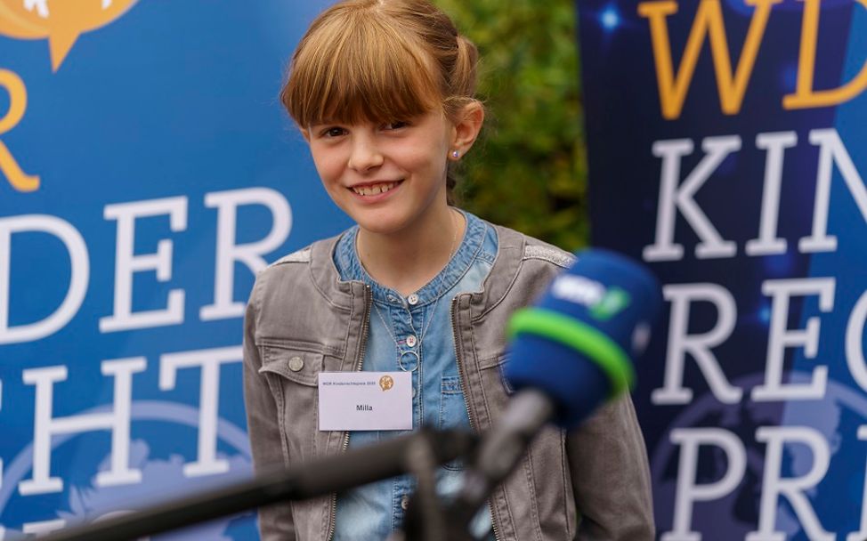WDR-Kinderrechtepreis 2020: Milla aus der Kinderjury.