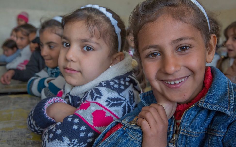 Irak: 2017 konnten 30 Schulen im Osten Mossuls wieder öffnen.