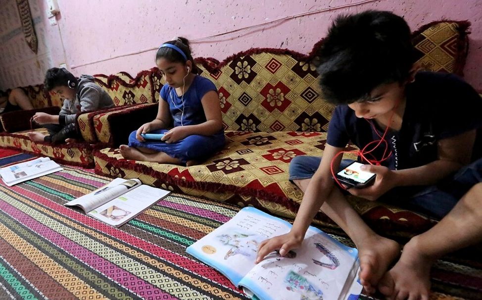 Irak: Aufgrund des Coronavirus müssen viele Kinder Zuhause lernen.