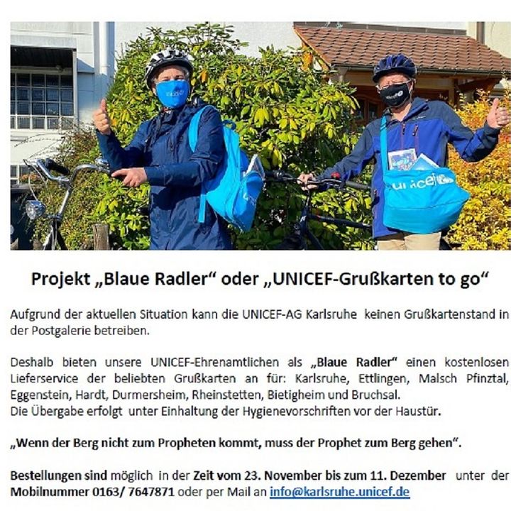 PDF Projekt „Blaue Radler“ oder „UNICEF-Grußkarten to go“
