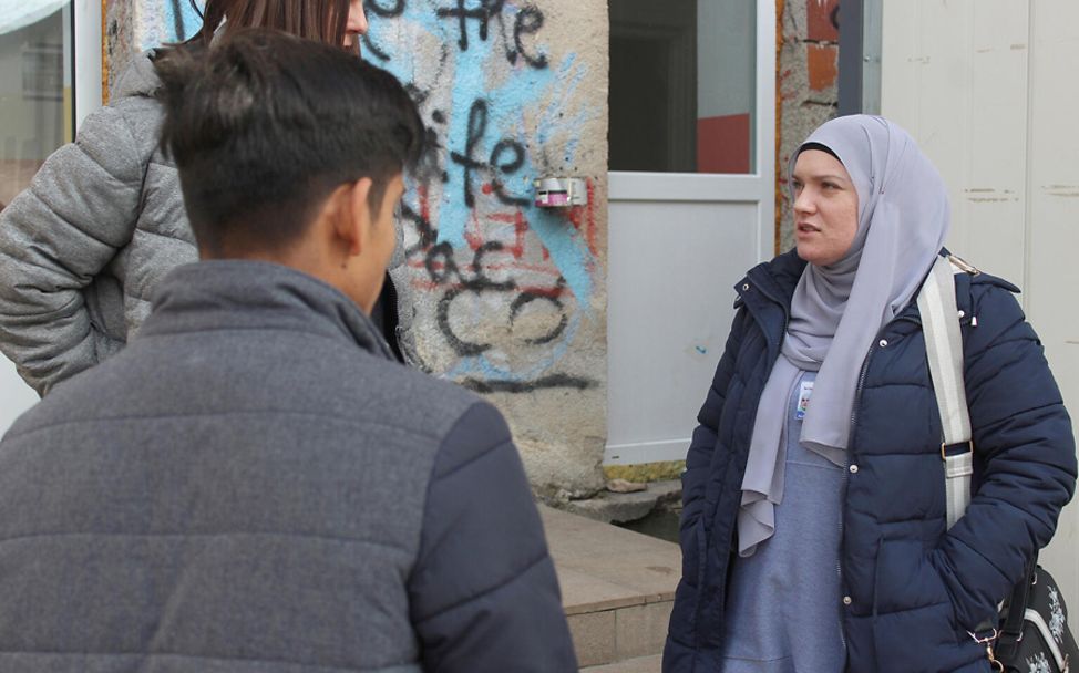 Bosnien und Herzegowina: Lejla Hafizovic hilft Flüchtlingskindern.