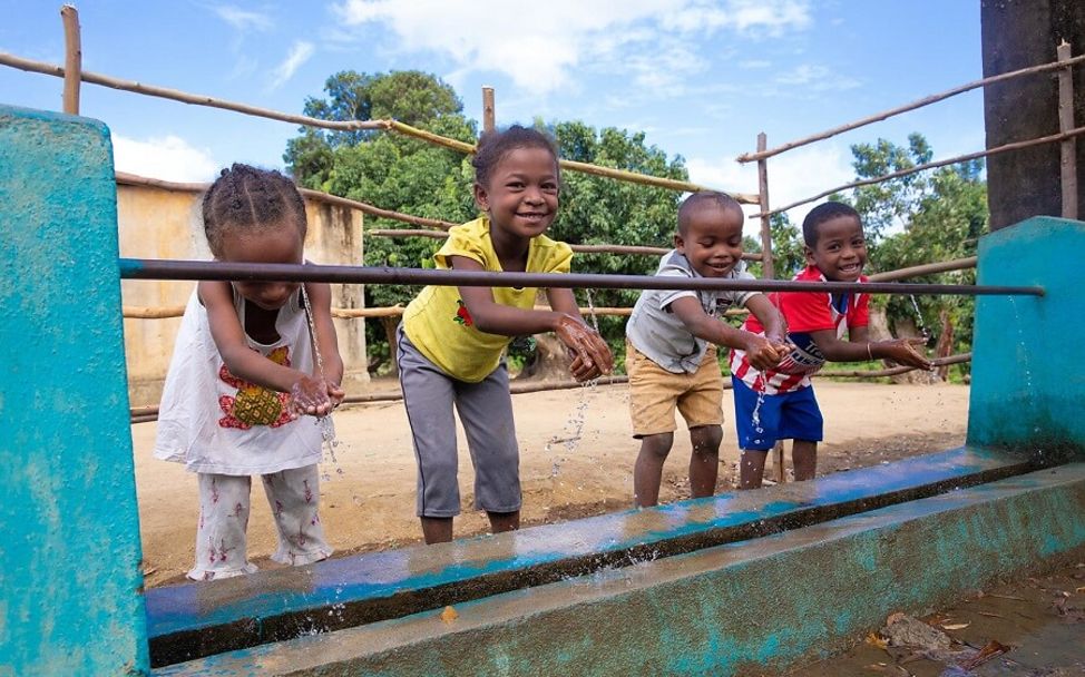 Madagaskar: Neue Hygienemöglichkeiten für die Kinder.