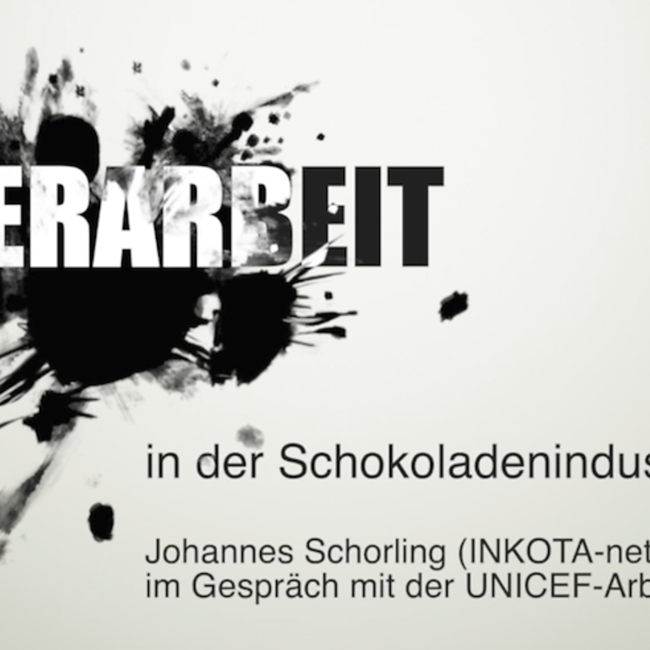 Interview mit Johannes Schorling von INKOTA-netzwerk zur Kinderarbeit in der Schokoladenbranche © UNICEF Berlin