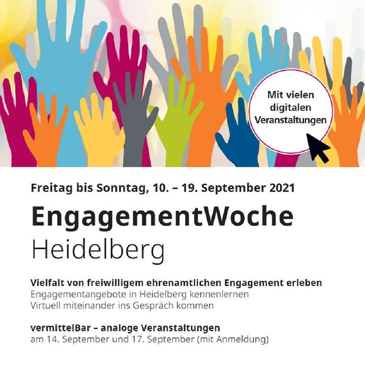 Plakat digitale Engagement-Woche