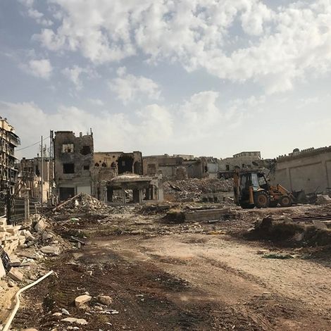 Aleppo, Syrien im November 2017