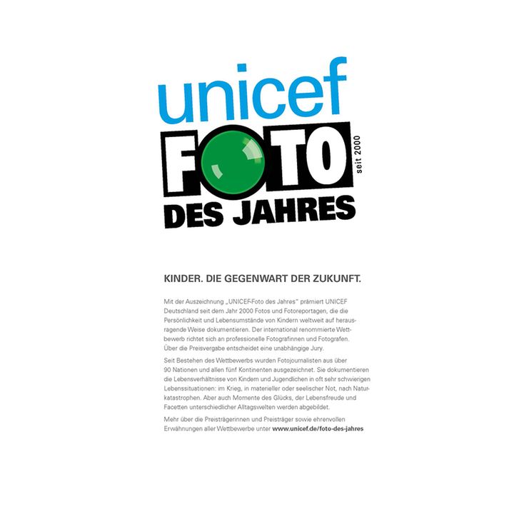 Ausstellung: UNICEF Foto des Jahres - Kinder. Die Gegenwart der Zukunft