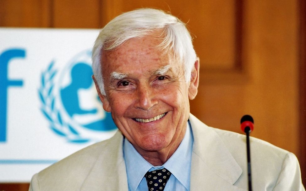 Porträt des UNICEF-Botschafters Joachim Fuchsberger. 