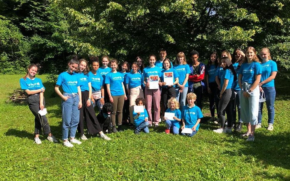 Im Frühling 2020 traf sich das UNICEF Juniorteam Lörrach nach längerer Zeit wieder