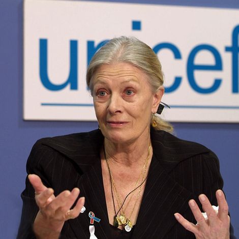 UNICEF-Botschafterin Vanessa Redgrave