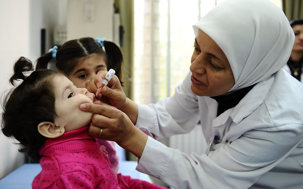 Syrien: Impfen gegen Kinderlähmung