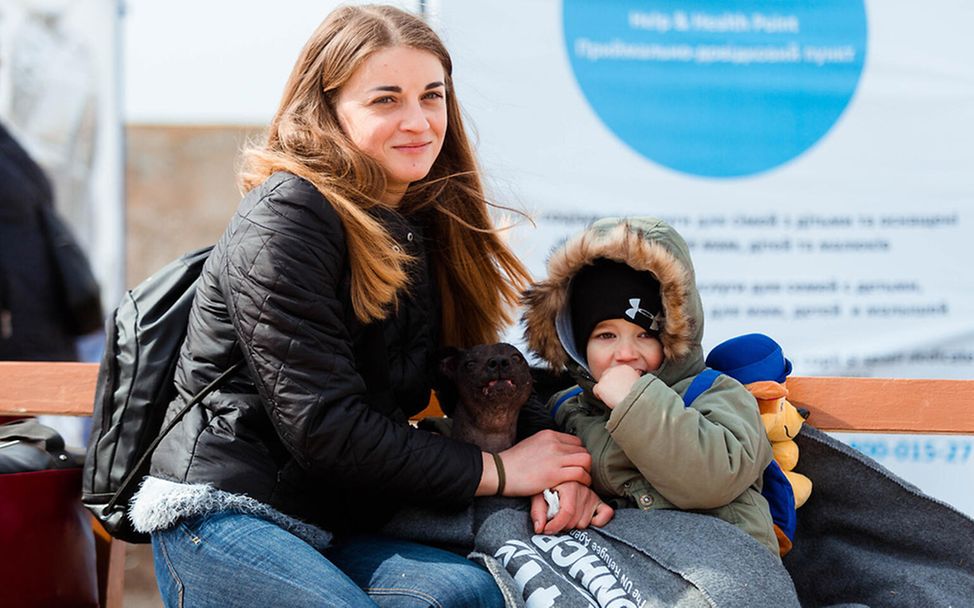 Moldau: Der vierjährige Marc und seine Mutter sind vor dem Krieg geflüchtet.