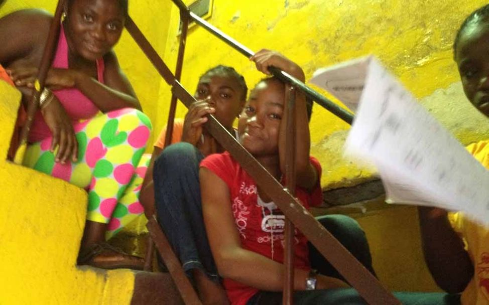 Mädchen in Liberia