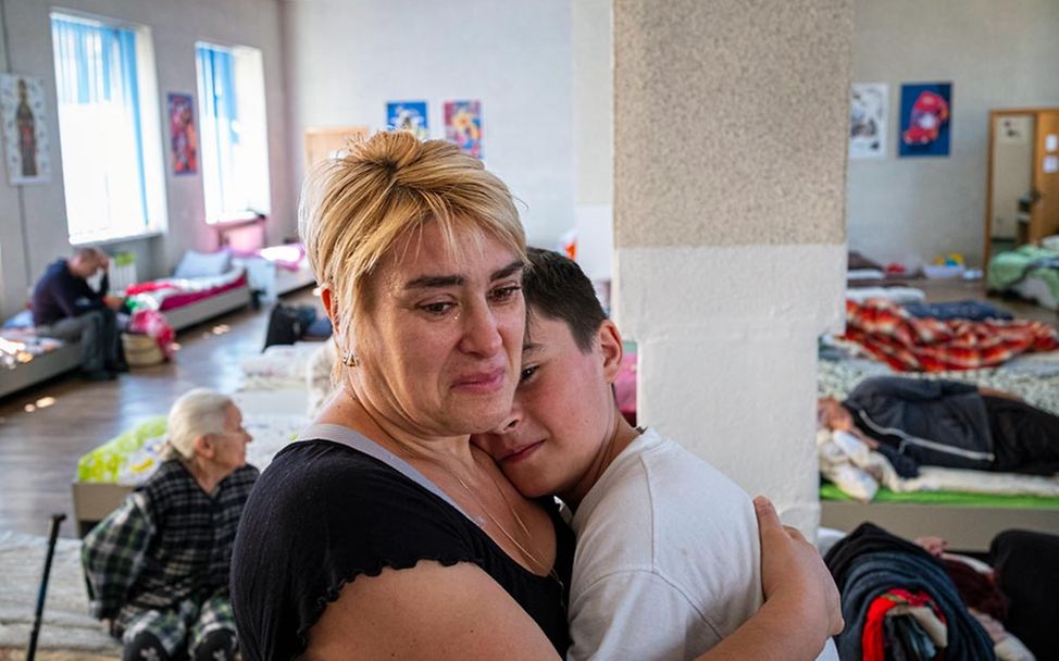 Ukraine Nothilfe: Familien wurden durch den Krieg auseinandergerissen. 