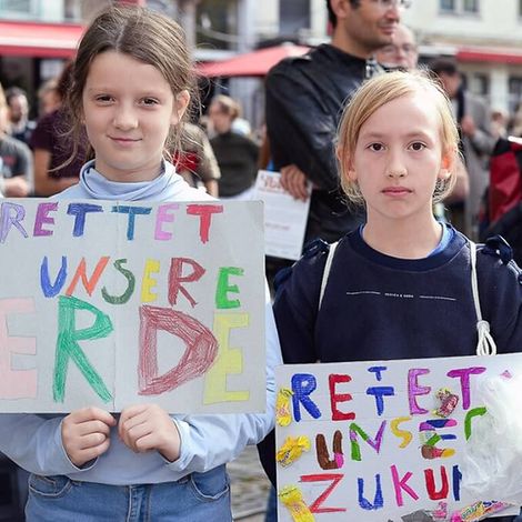 Köln: Kinder beim Klimastreik "Fridays for Future"