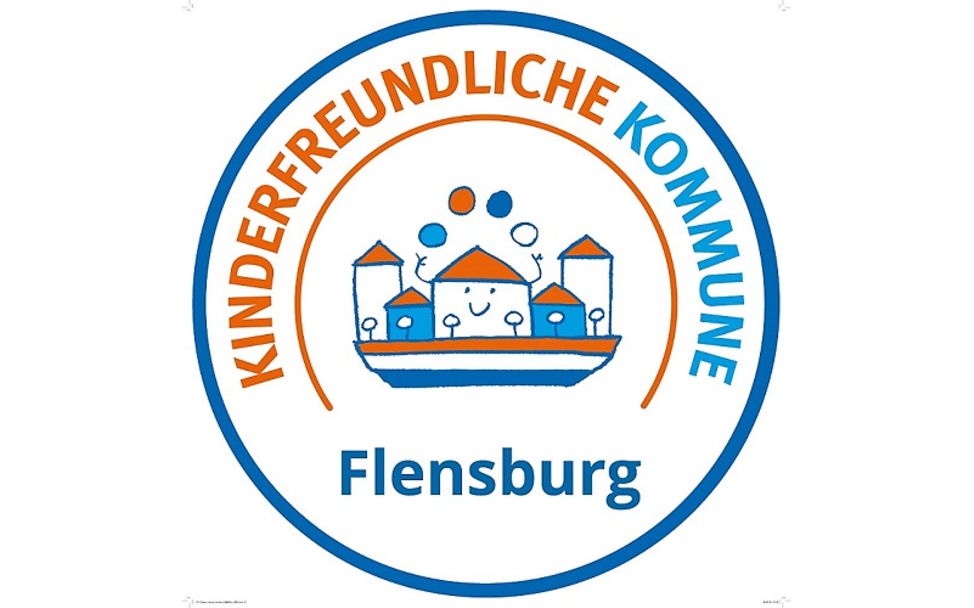Logo Kinderfreundliche Kommunen Flensburg