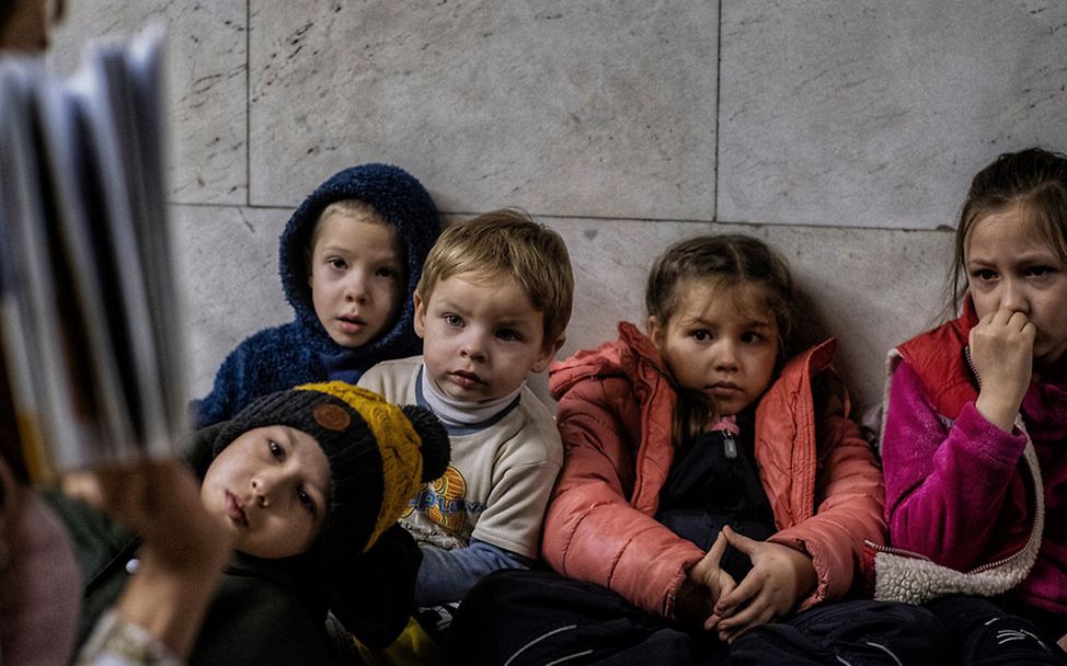 UNICEF Foto des Jahres 2022: Kinder in der ukrainischen U-Bahn