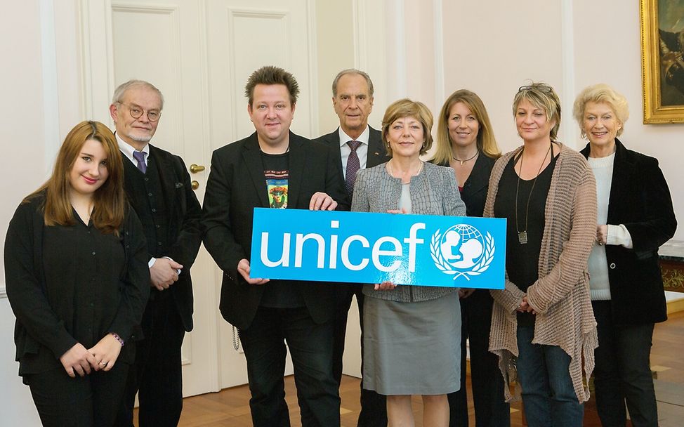 UNICEF-Schirmherrin Daniela Schadt