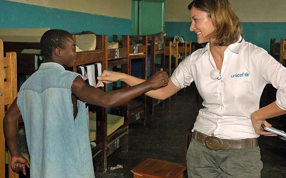 Chancen für ehemalige Kindersoldaten: Sandra Thier im Kongo. | Foto: UNICEF/Berger