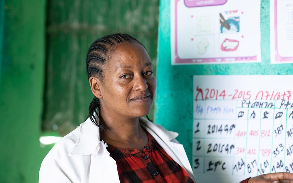 Äthiopien: Eine Lehrerin klärt über Menstruation auf