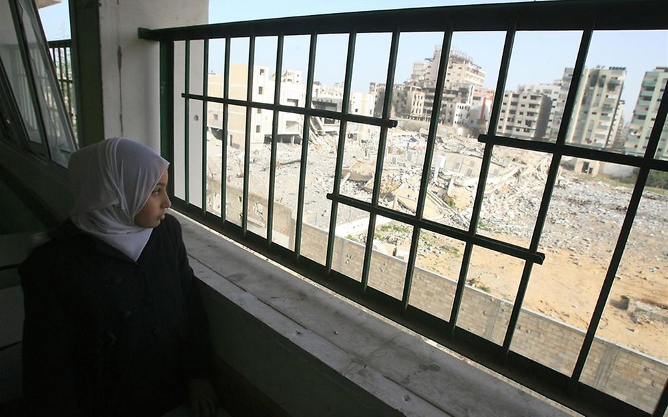 Mädchen im Gazasteifen