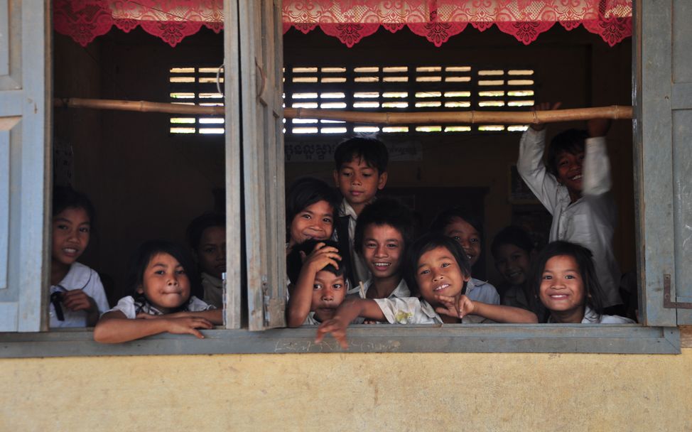 Kinder der Dorfschule Bang Tras.© UNICEF Deutschland