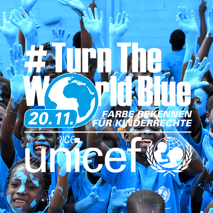 TurnTheWorldBlue - Farbe bekennen für Kinderrechte am 20.11.