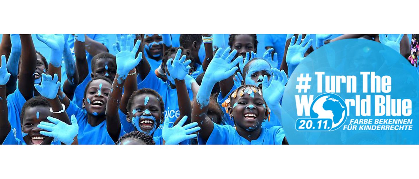 #TurnTheWorldBlue: UNICEF-Aktion zum Tag der Kinderrechte