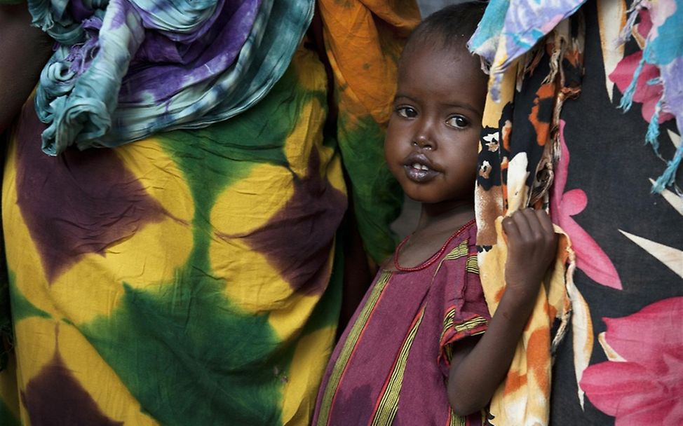 Somalisches Kind in einem Flüchtlingscamp. © UNICEF/NYHQ2011-1005/Holt