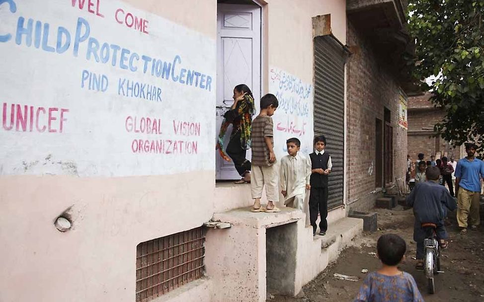 UNICEF-Kinderschutzzentrum in Pakistan