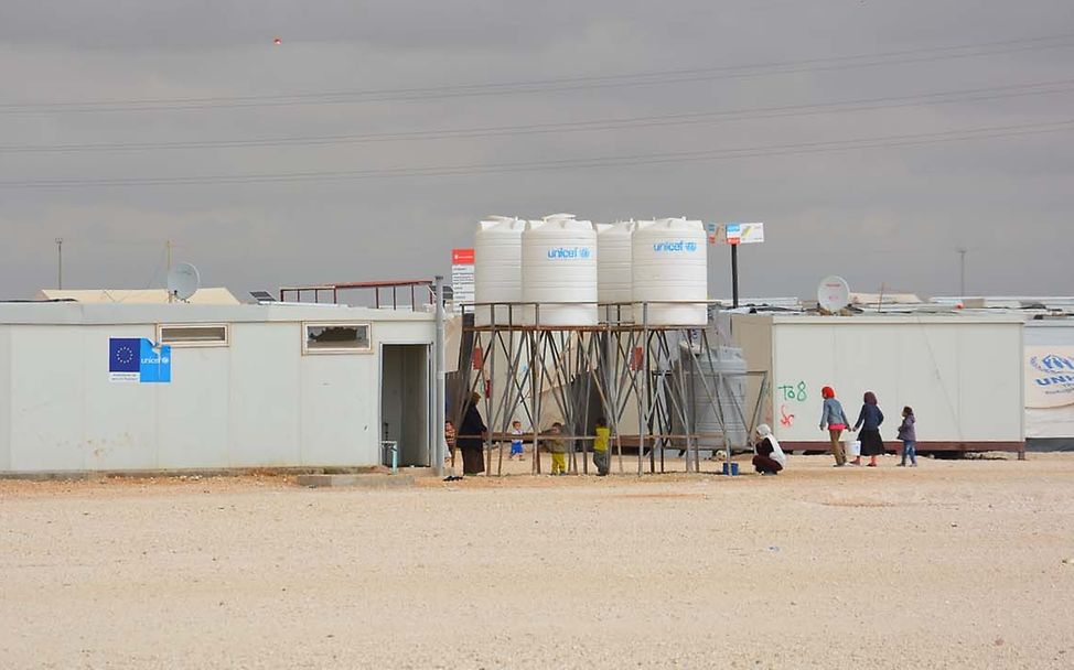 Zaatari Flüchtlingscamp in Jordanien