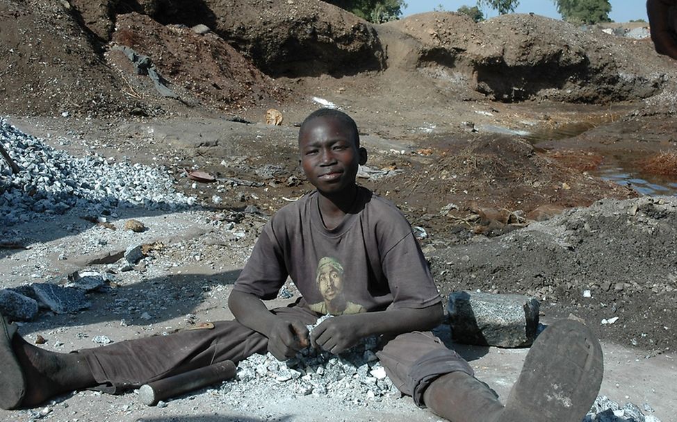 Burkina Faso: Steinbruch Pissy. ©UNICEF/Bücker