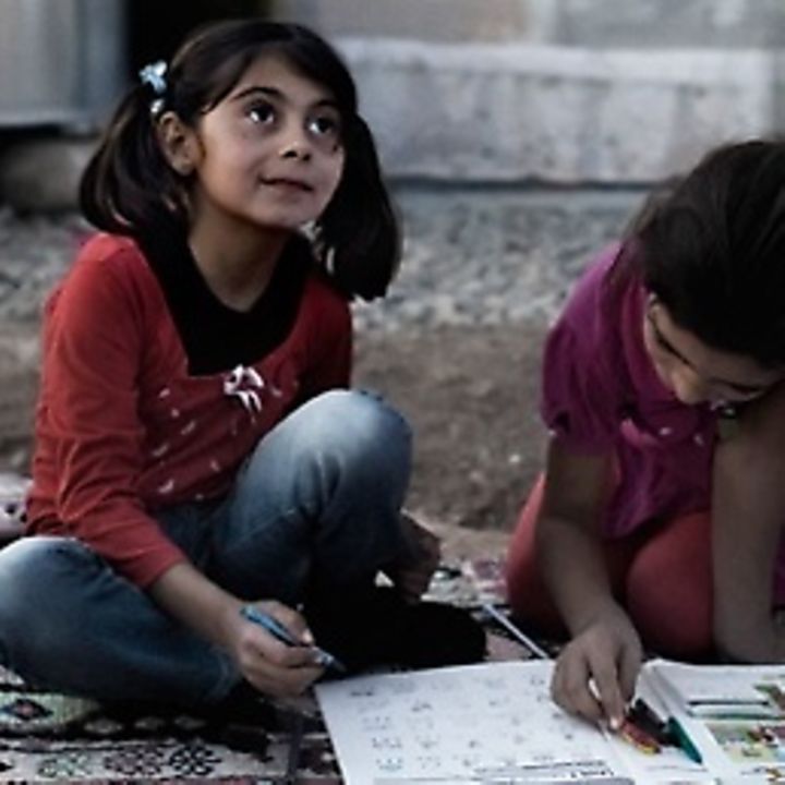 Syrische Flüchtlingskinder im irakischen Flüchtlingslager Kawergosk © UNICEF/Romenzi/Ronneberger
