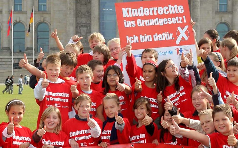 Kinderrechte ins Grundgesetz, Reichstag Berlin