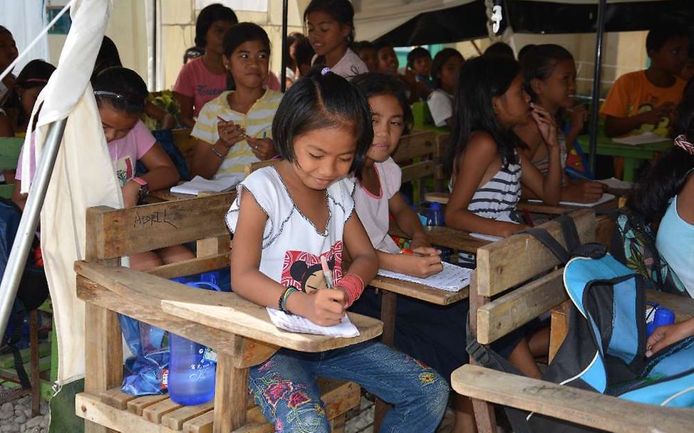 Reisetagebuch Philippinen: Die „Manlurip“-Grundschule mit Kindergarten.