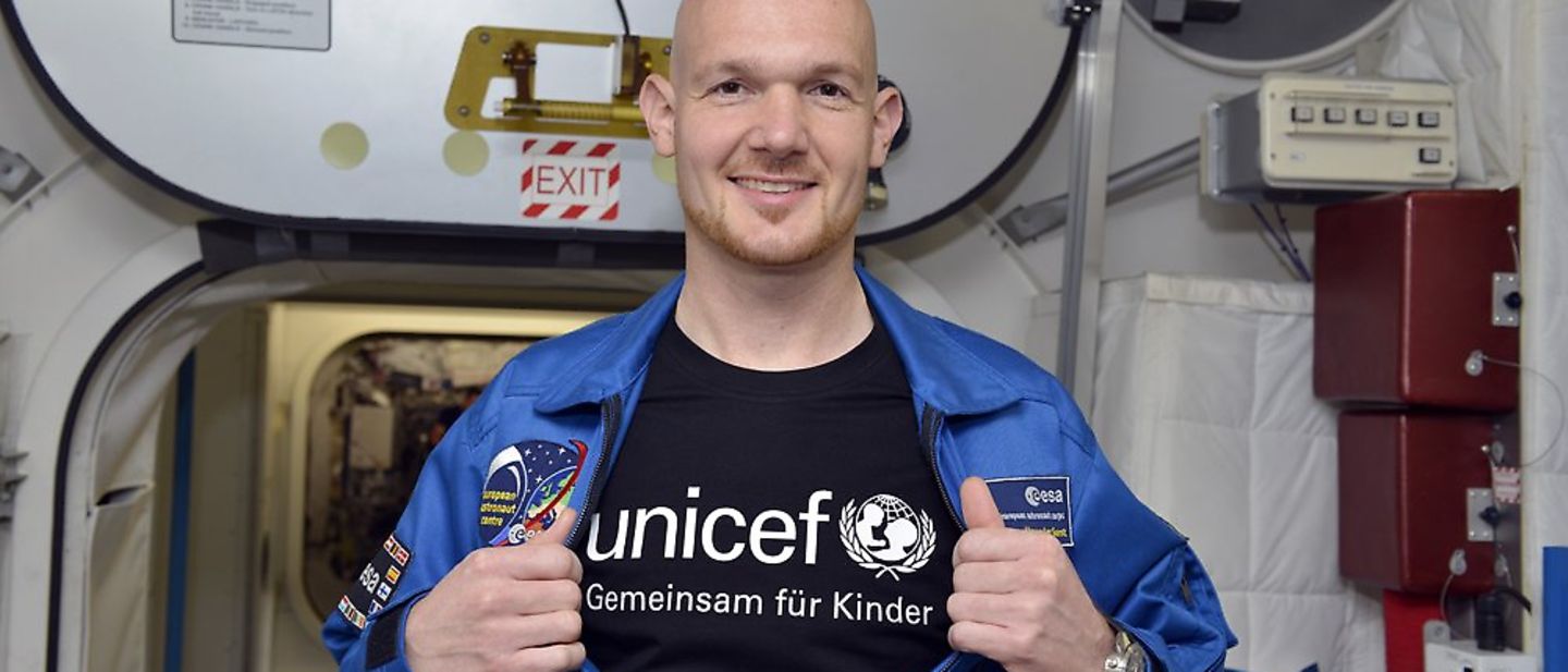 Alexander Gerst: UNICEF fliegt mit ins All