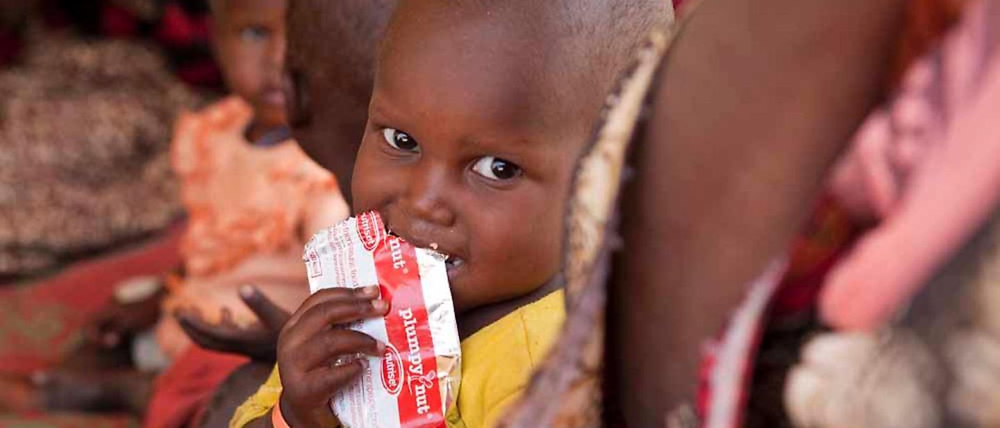 Erdnusspaste: Zusatznahrung für Kinder