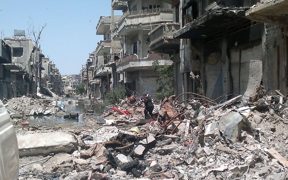 Homs: Zerstörte Wohnhäuser in der Altstadt