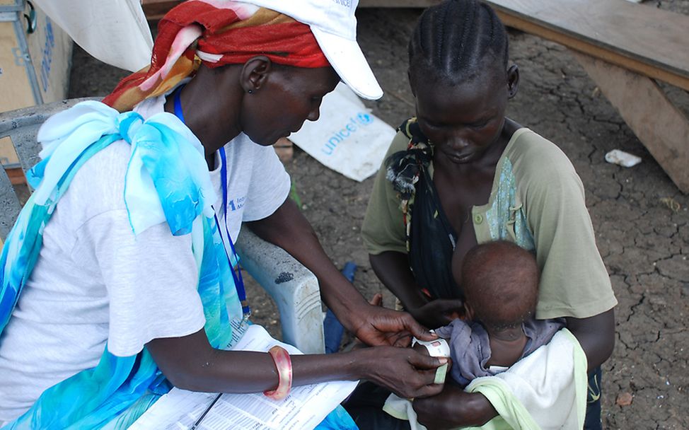Südsudan: Mangelrnährung bei Kindern