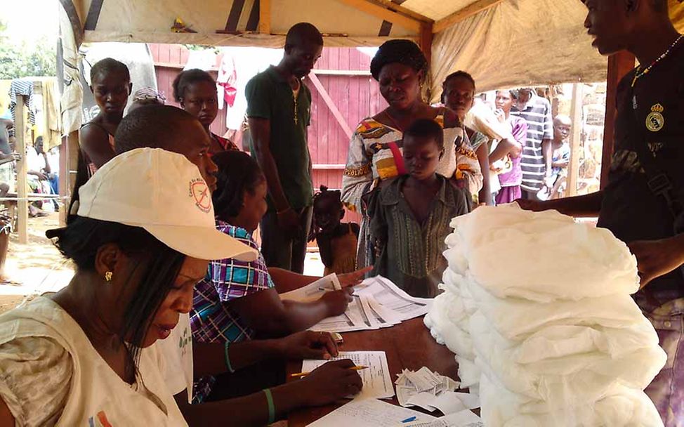 Zentralafrikanische Republik: Moskitonetze werden verteilt